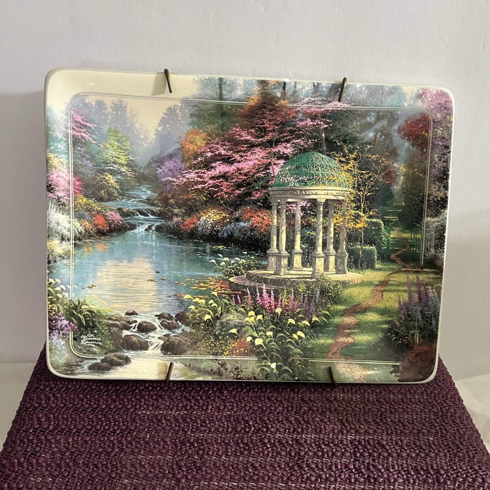 VINTAGE THOMAS KINKADE “GARDEN‎ OF PRAYER” LIMITED EDITION #7579D
